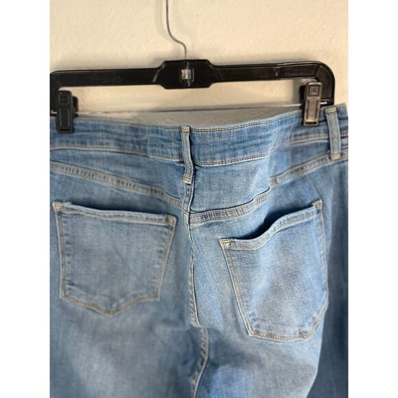 Old Navy Light Wash Rockstar Skinny Jeans Plus Size 16 Long Western Casual - Picture 7 of 10